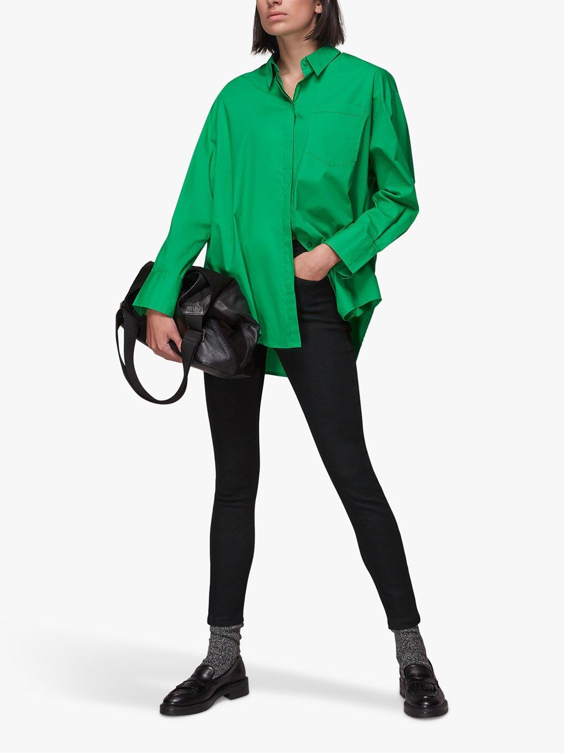 Product image 3 of 5, which shows Whistles Stretch Sculpted Jeans, Black, 26