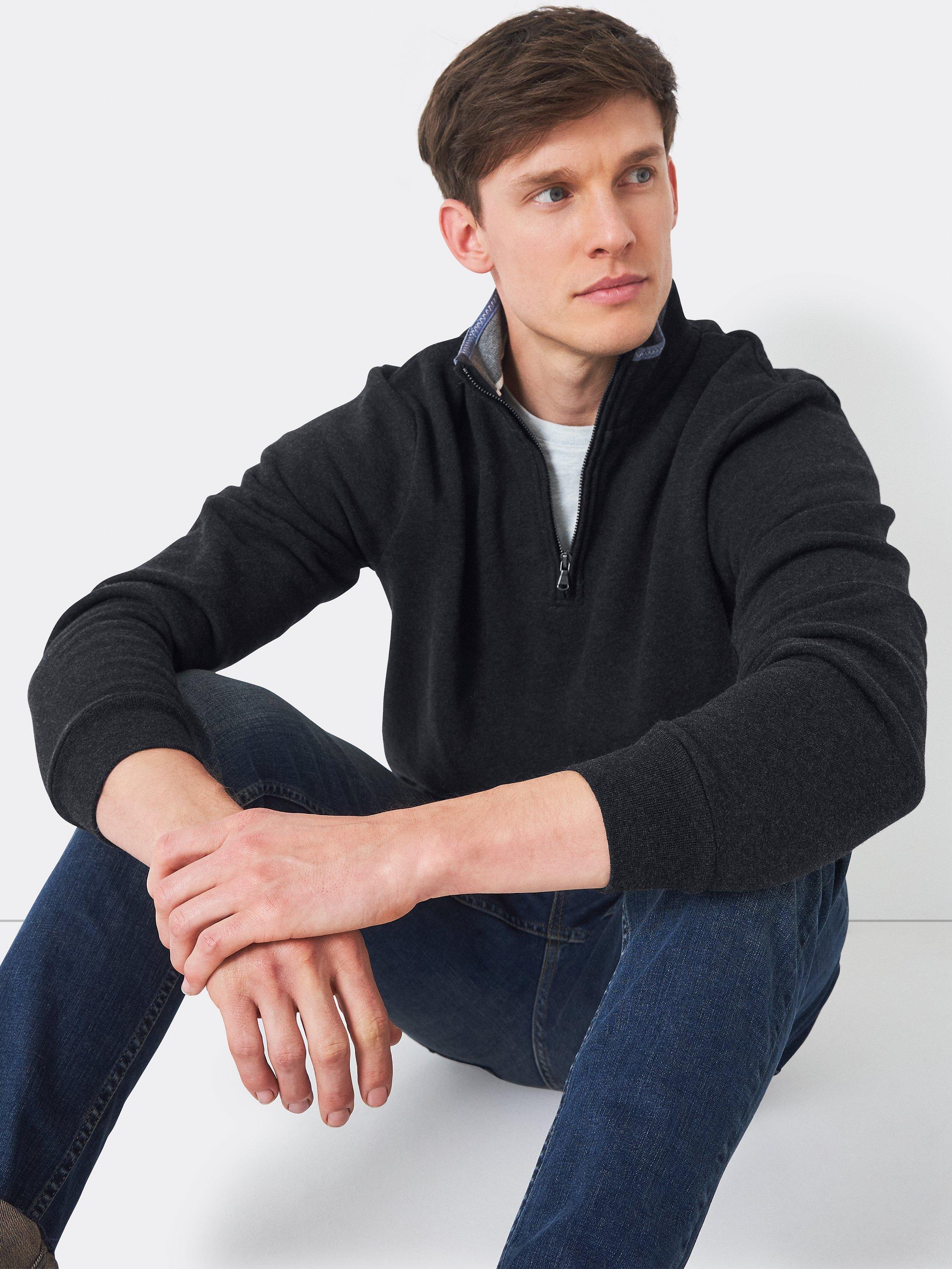 Crew Clothing Classic Half Zip Sweat Top