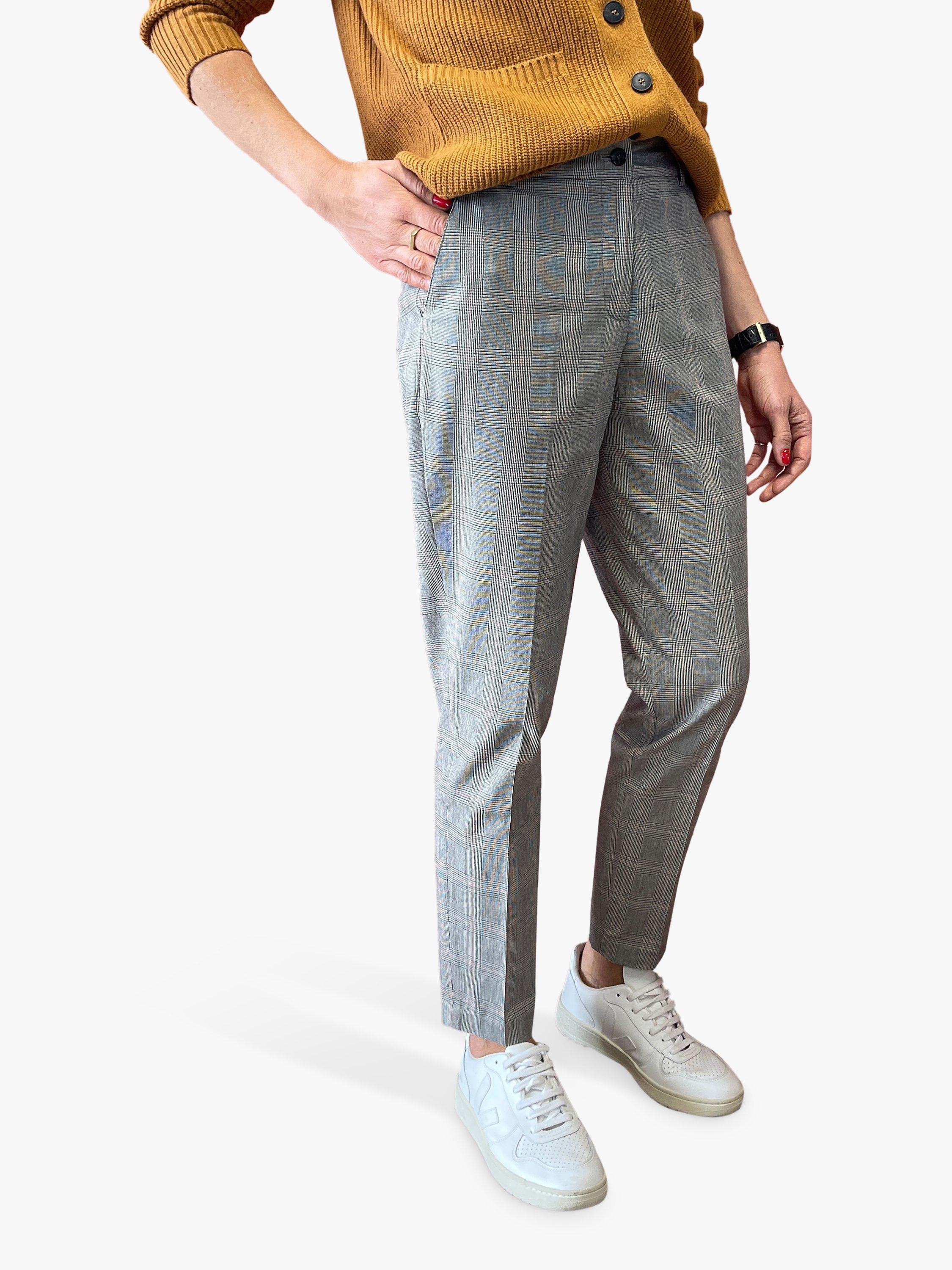 Baukjen Quinn Check Trousers, Grey