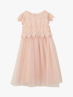 Angel & Rocket Kids' Lucy Lace Bodice Dress - view 2, Blush Pink
