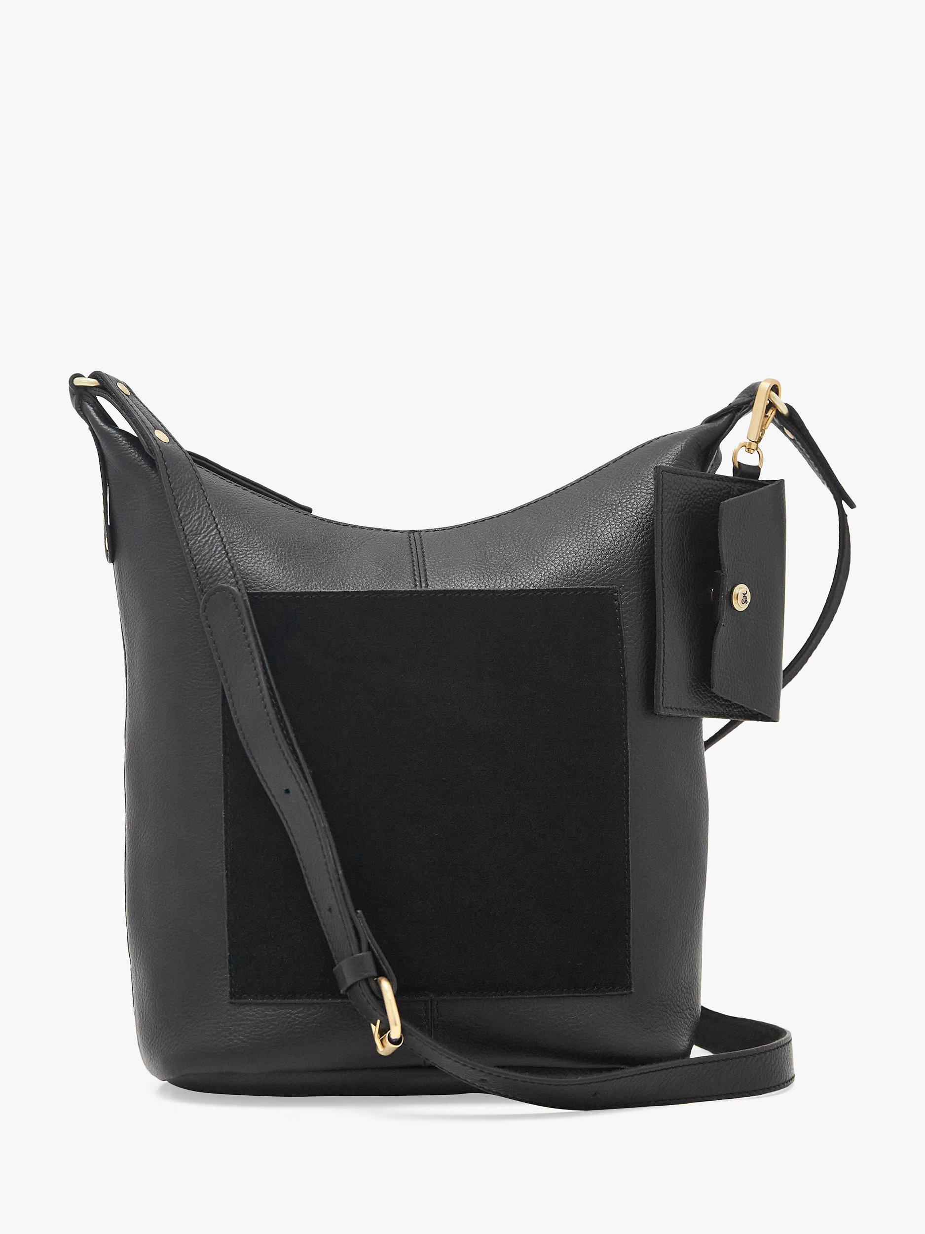 White Stuff Fern Leather Cross Body Bag