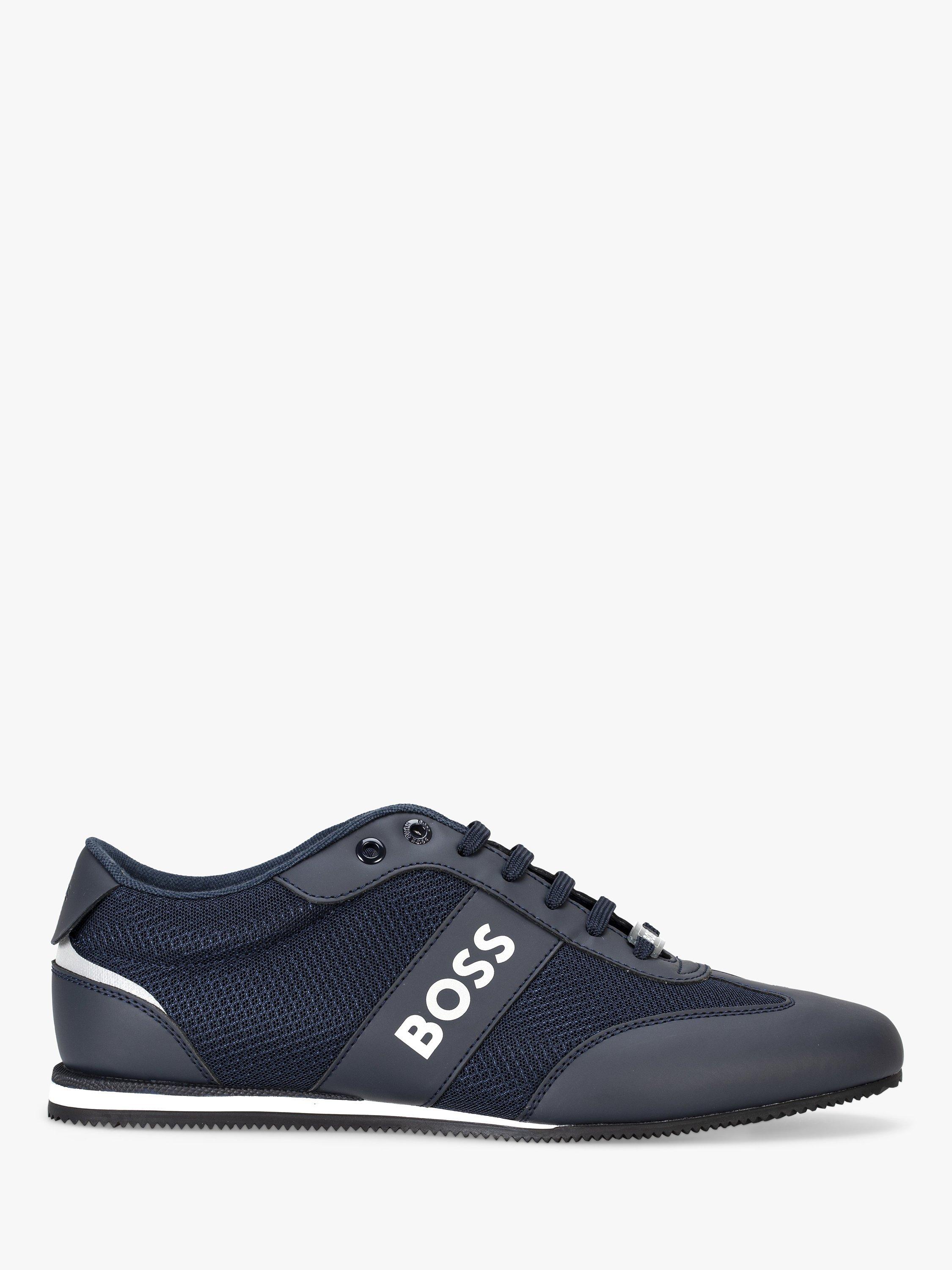 BOSS Rusham Low Trainers, Dark Blue