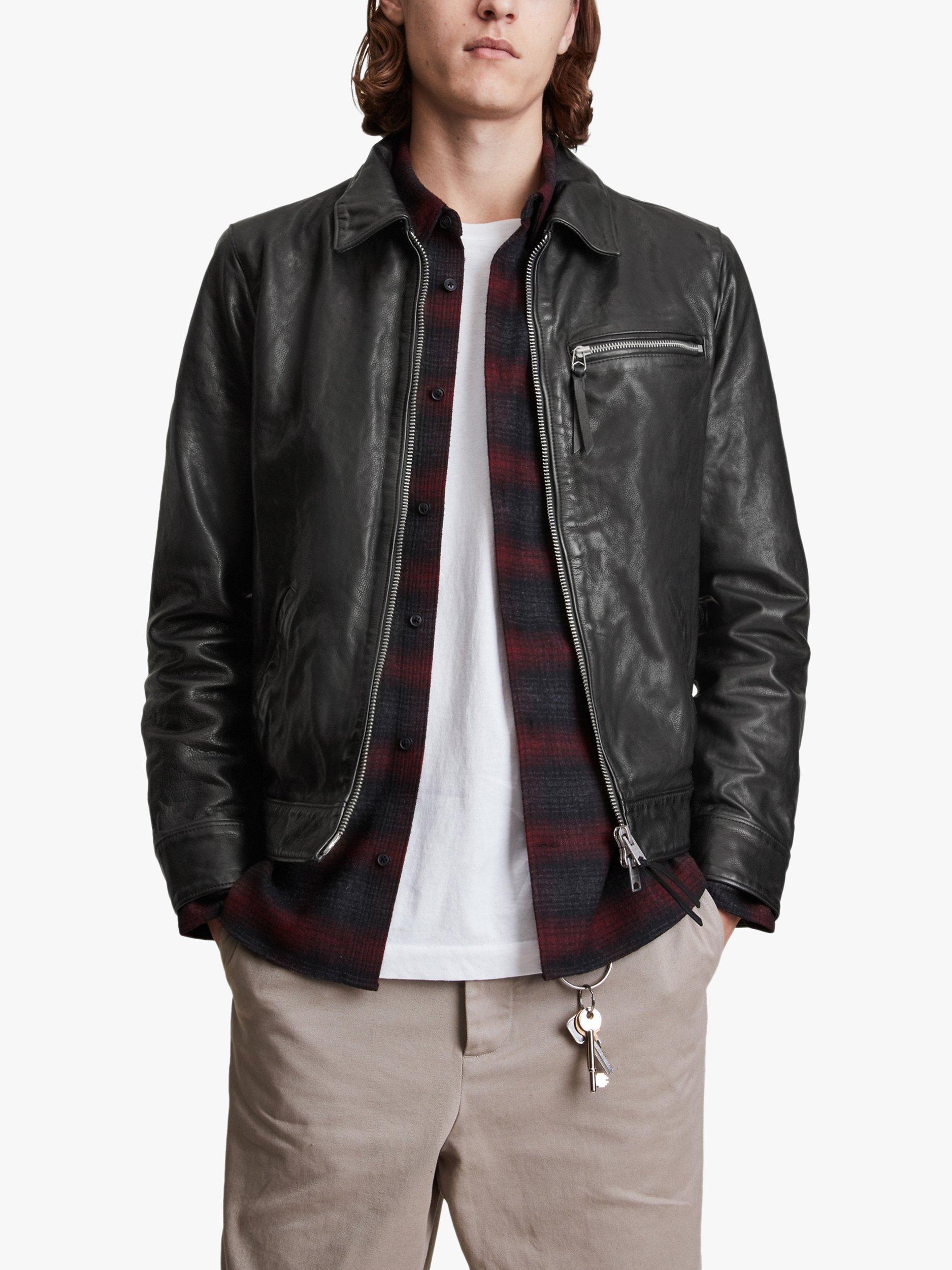 AllSaints Stanley Leather Jacket