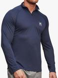 Raging Bull Performance 1/4 Zip Long Sleeve Gym Top, Navy