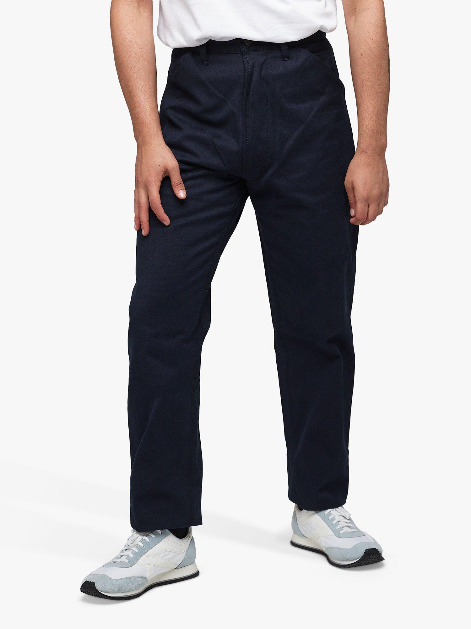 Product image 5 of 7, which shows Community Clothing Canvas Chore Chinos, Navy, 28R