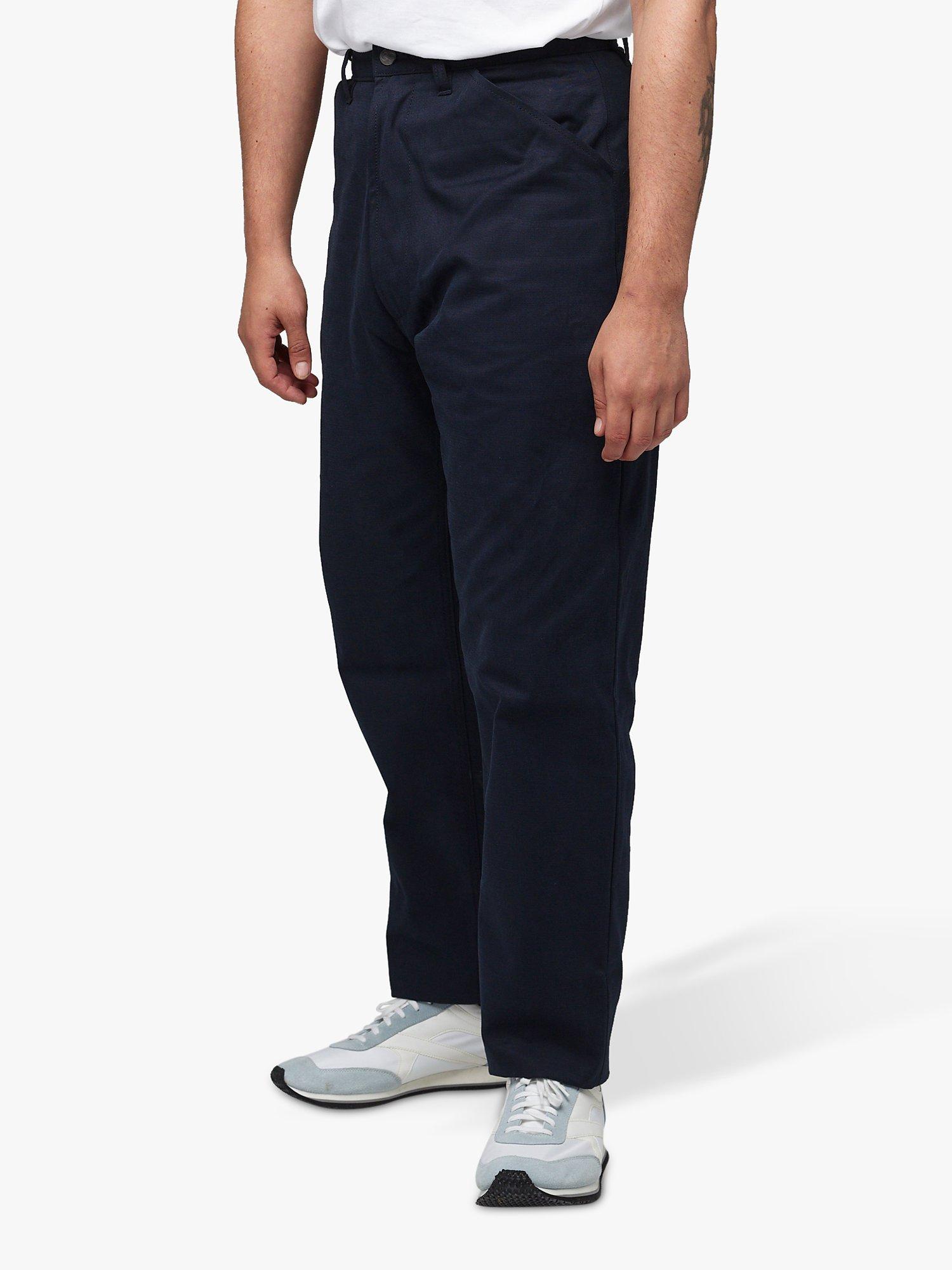 Product image 6 of 7, which shows Community Clothing Canvas Chore Chinos, Navy, 28R