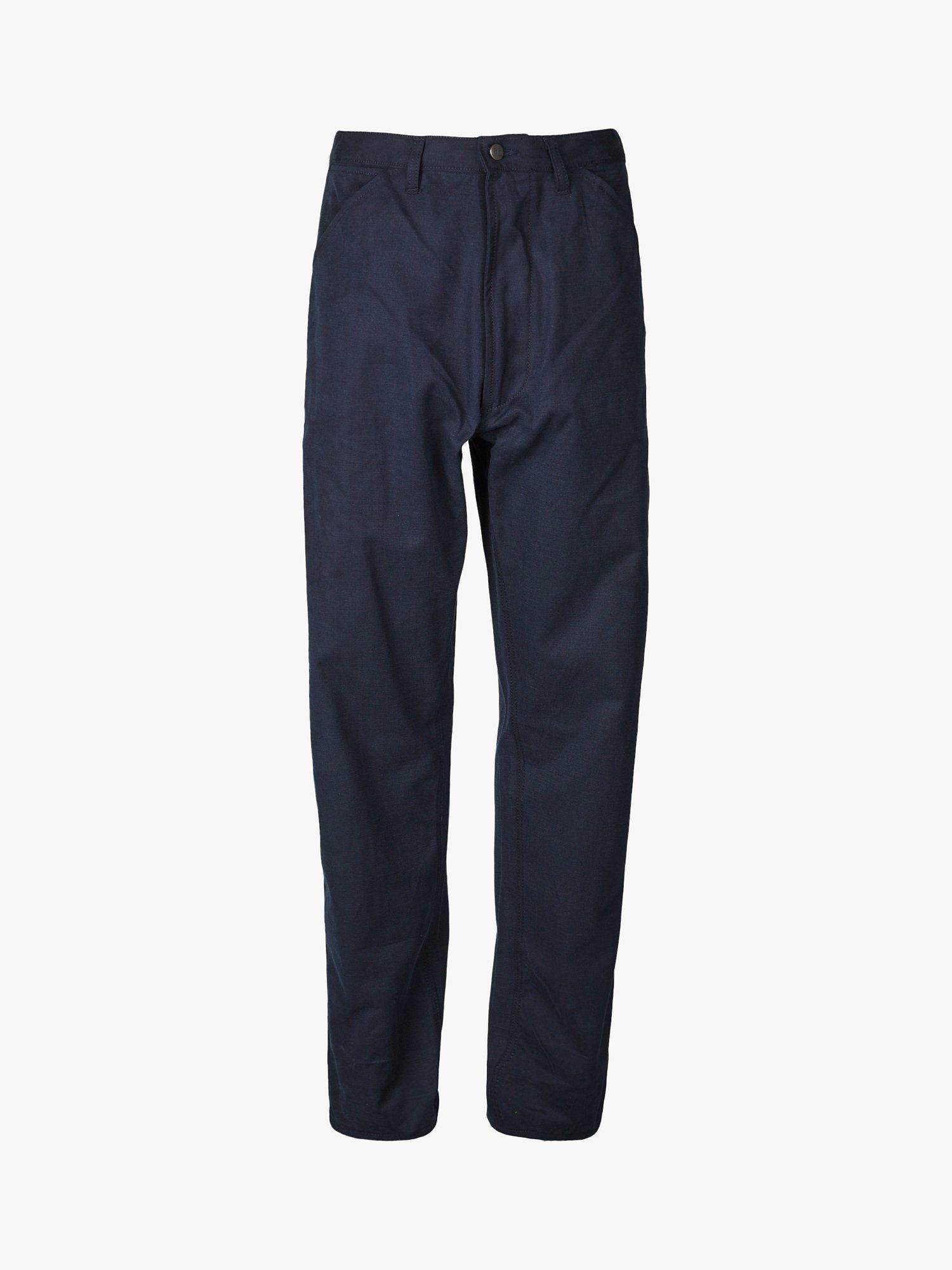 Product image 7 of 7, which shows Community Clothing Canvas Chore Chinos, Navy, 28R