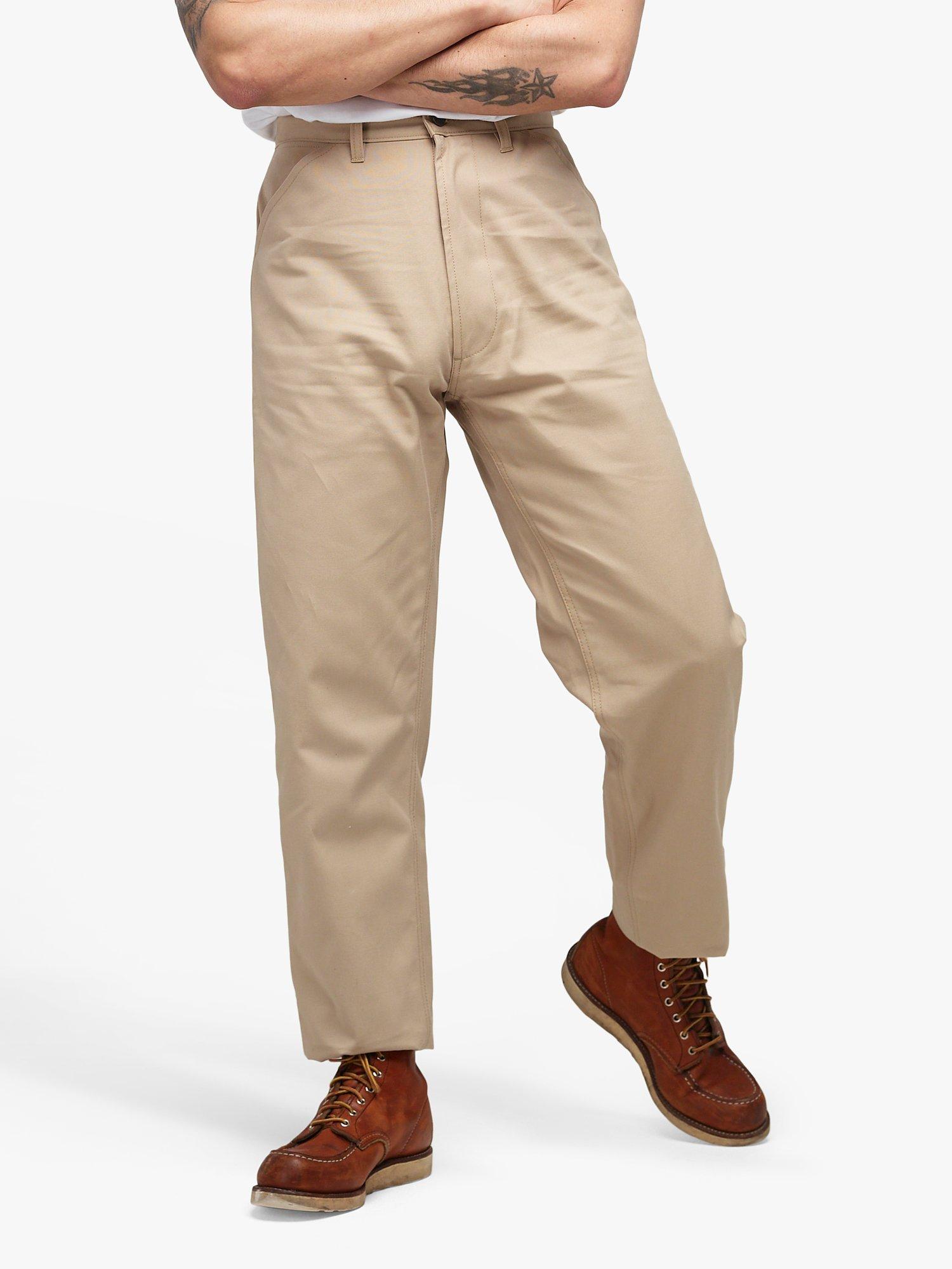 Community Clothing Canvas Chore Chinos, Putty, 28R