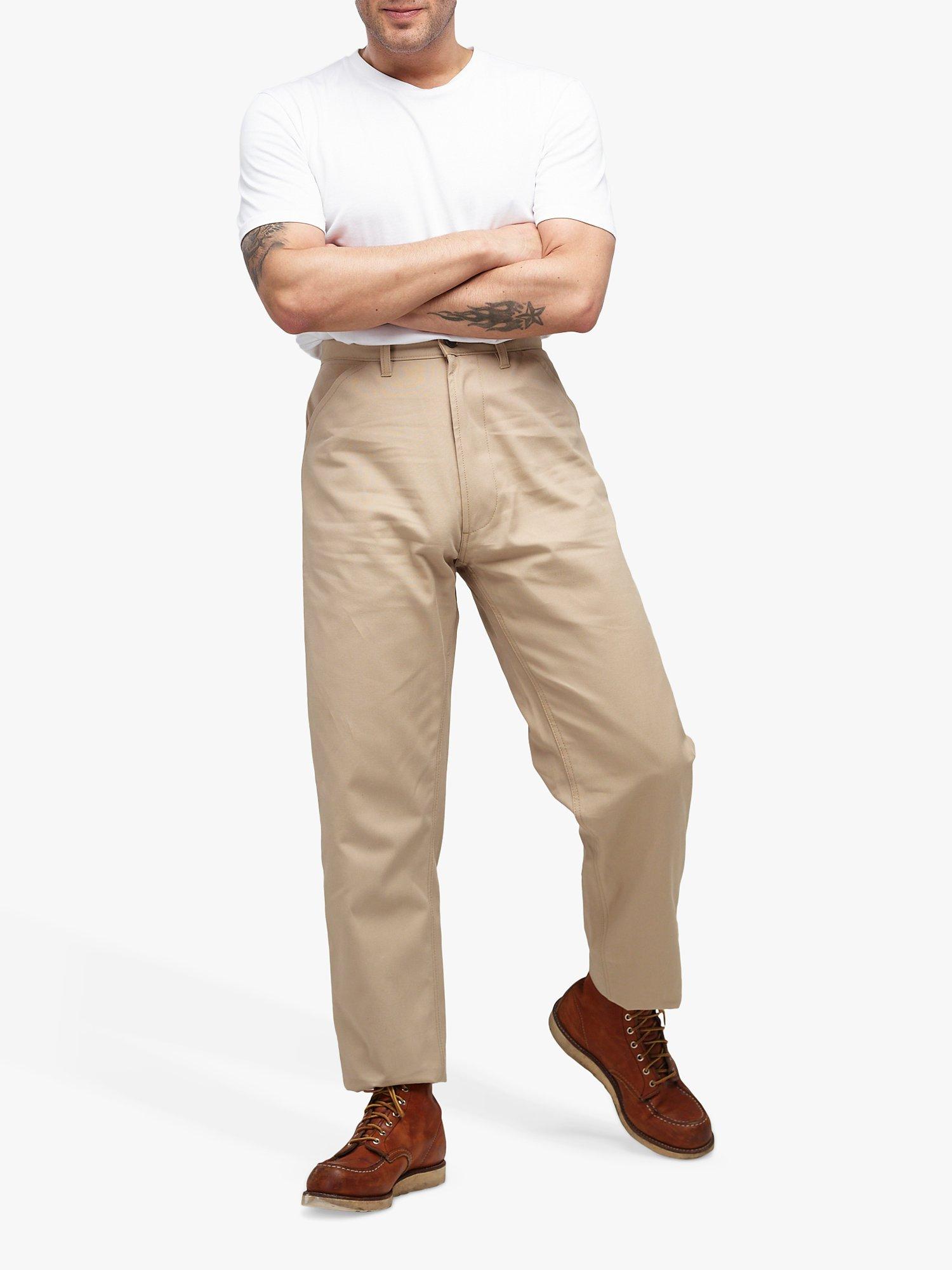 Community Clothing Canvas Chore Chinos, Putty, 28R