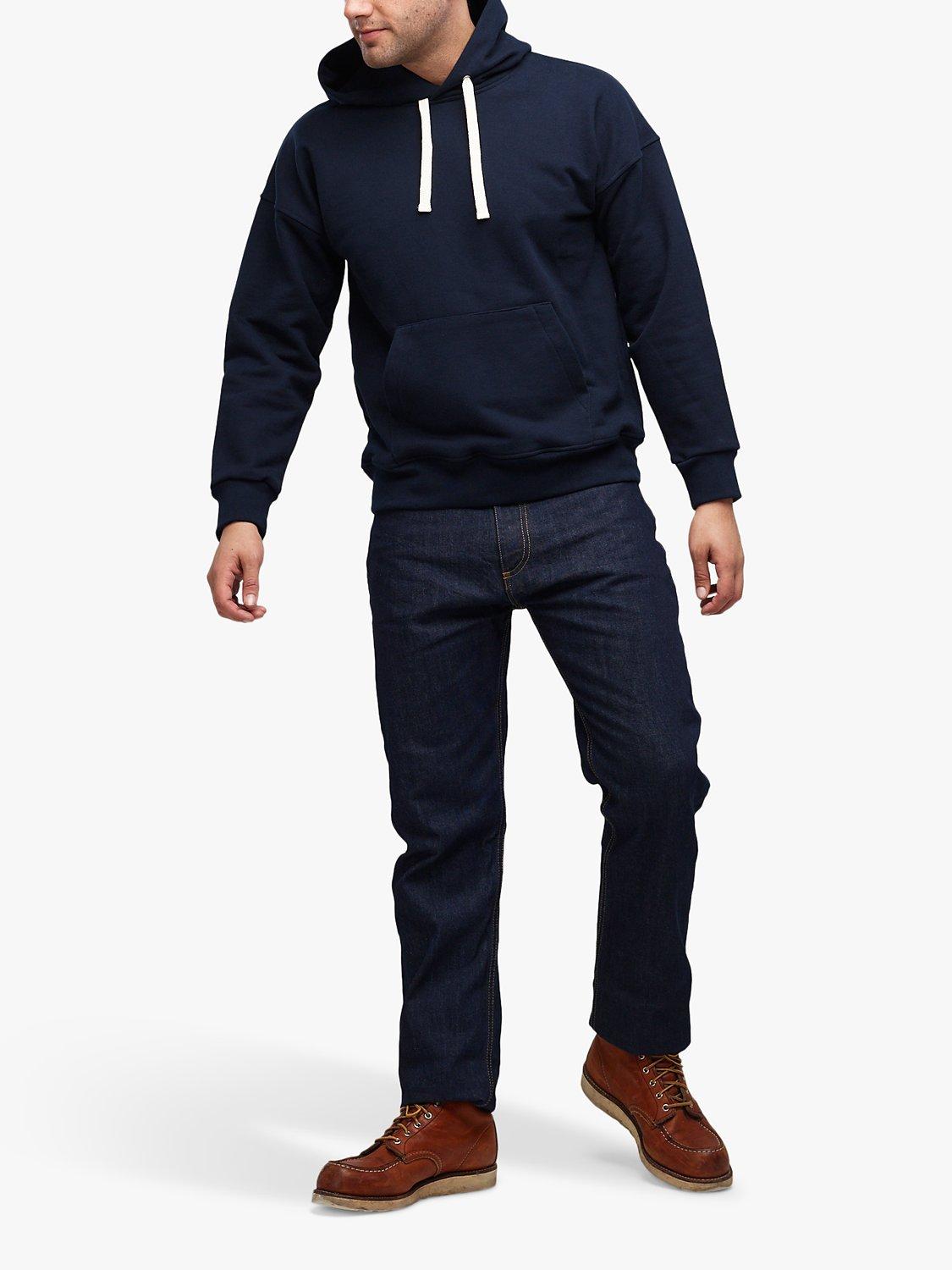 Community Clothing Jersey Hoodie, Navy