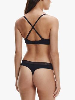 Calvin Klein Everyday Essential Thong - view 2, Black
