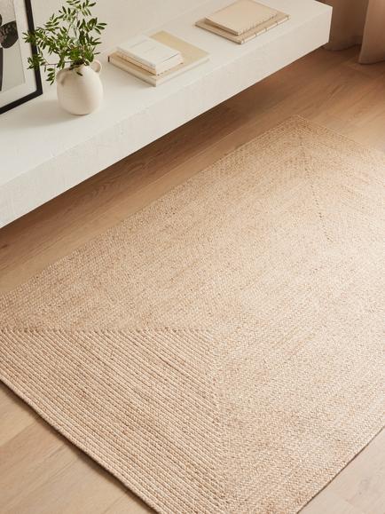 John Lewis Braided Performance Indoor/Outdoor Rug - view 2, Neutral
