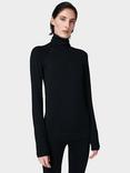 Sweaty Betty Funnel Neck Base Layer Top, Black