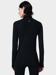 Sweaty Betty Funnel Neck Base Layer Top, Black