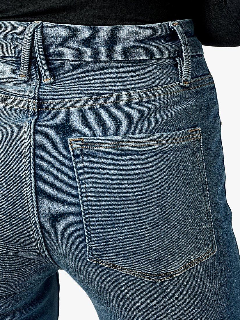 Product image 5 of 5, which shows Good American Good Legs Skinny Jeans, Blue, 12