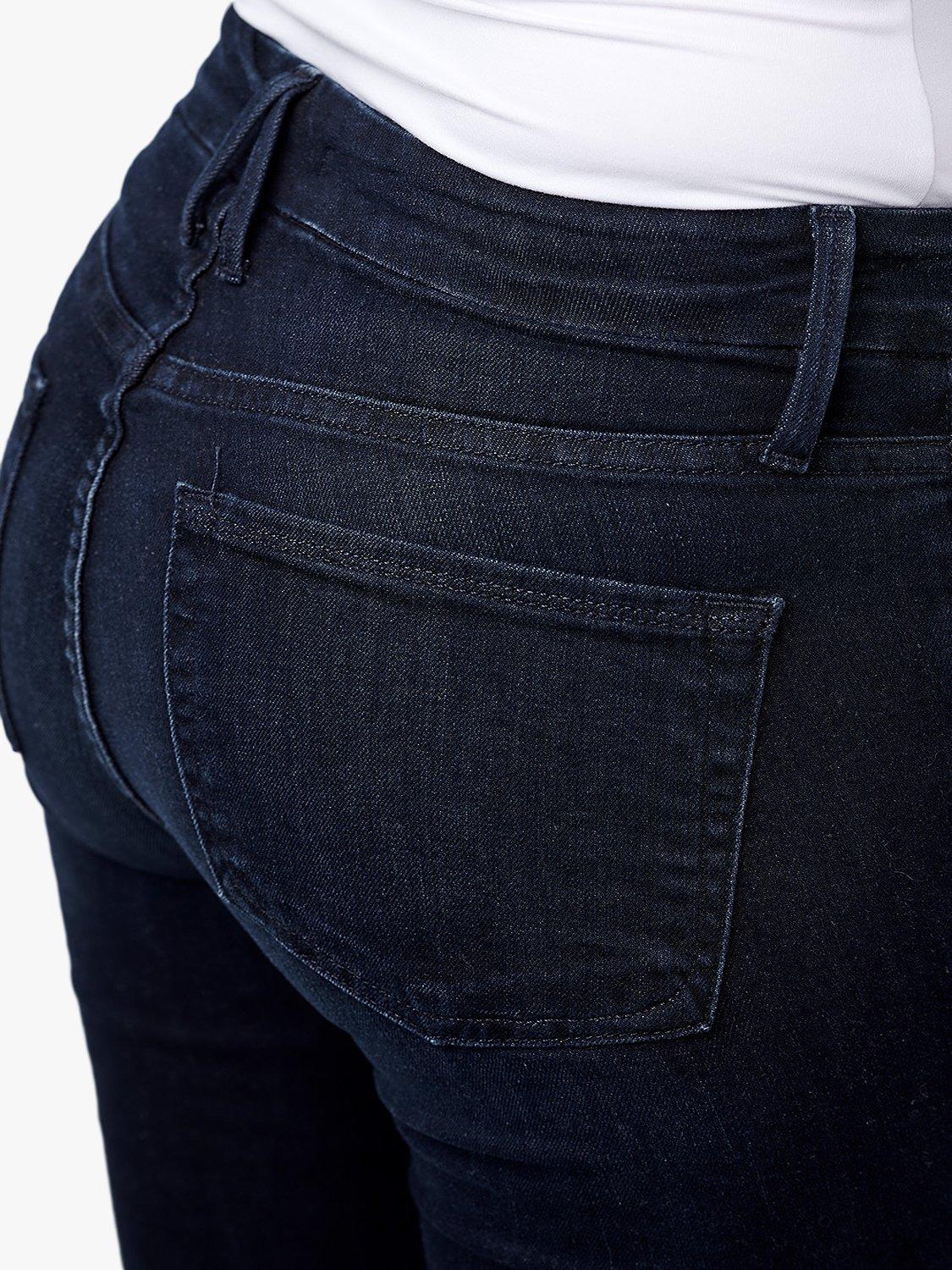 Product image 5 of 5, which shows Good American Good Legs Skinny Jeans, Dark Blue, 6