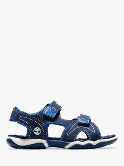 Timberland Children's Adventure Seeker Riptape Sandals, Bright Blue