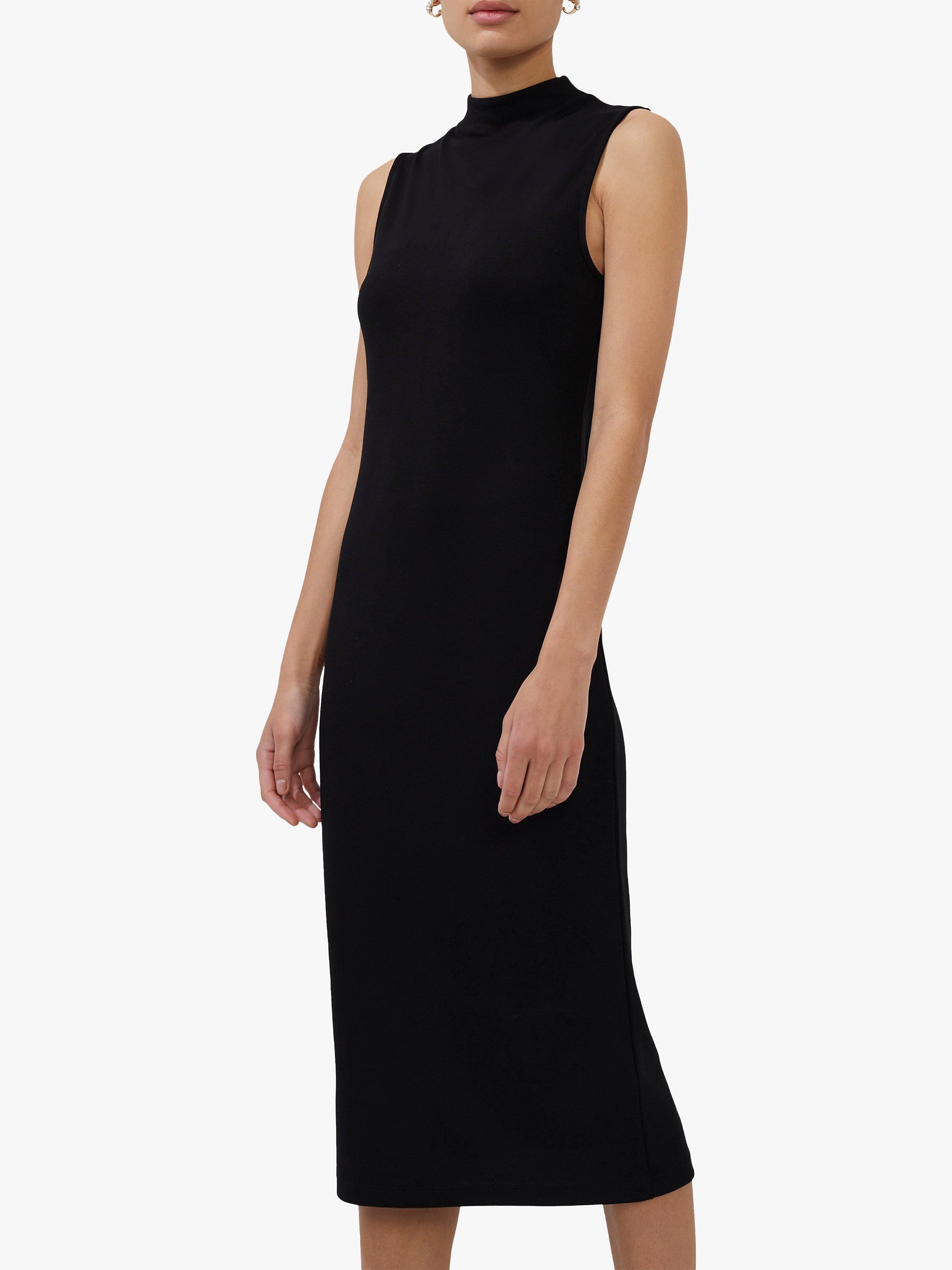 French Connection Manhattan Jersey Sleeveless Dress, Black