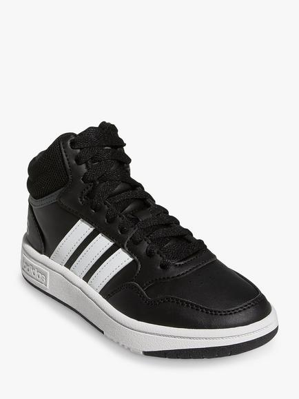 adidas Kids' Hoops Mid Trainers - view 2, Core Black