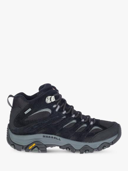 Merrell Moab 3 Women's Gore-Tex Waterproof Hiking Shoes, Black/Grey