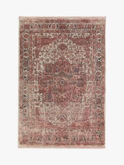John Lewis Medallion Fade Rug, Dusk Pink