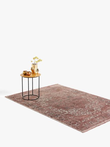 John Lewis Medallion Fade Rug - view 2, Dusk Pink
