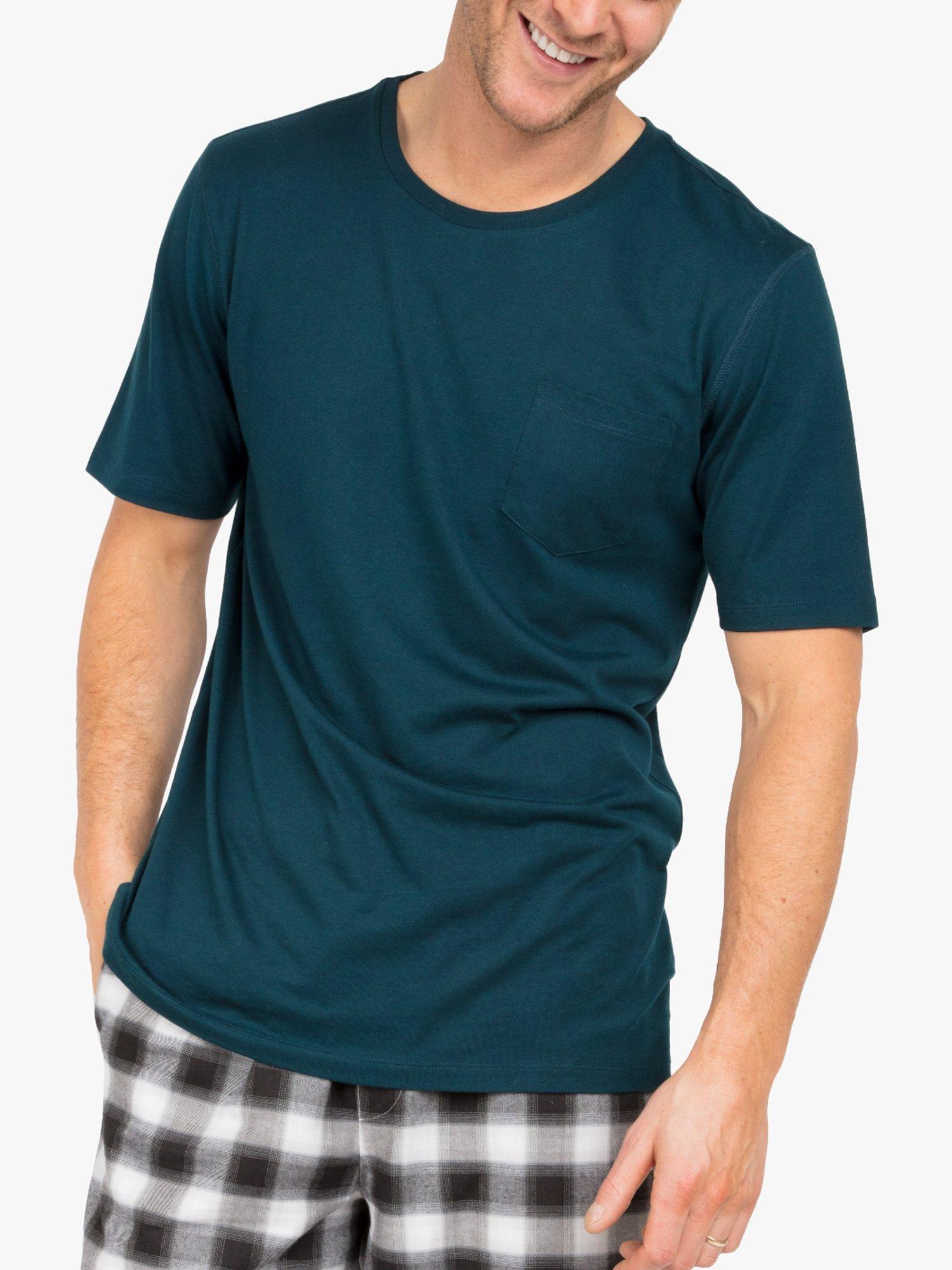 Cyberjammies Jersey Short Sleeve Lounge T-Shirt, Teal
