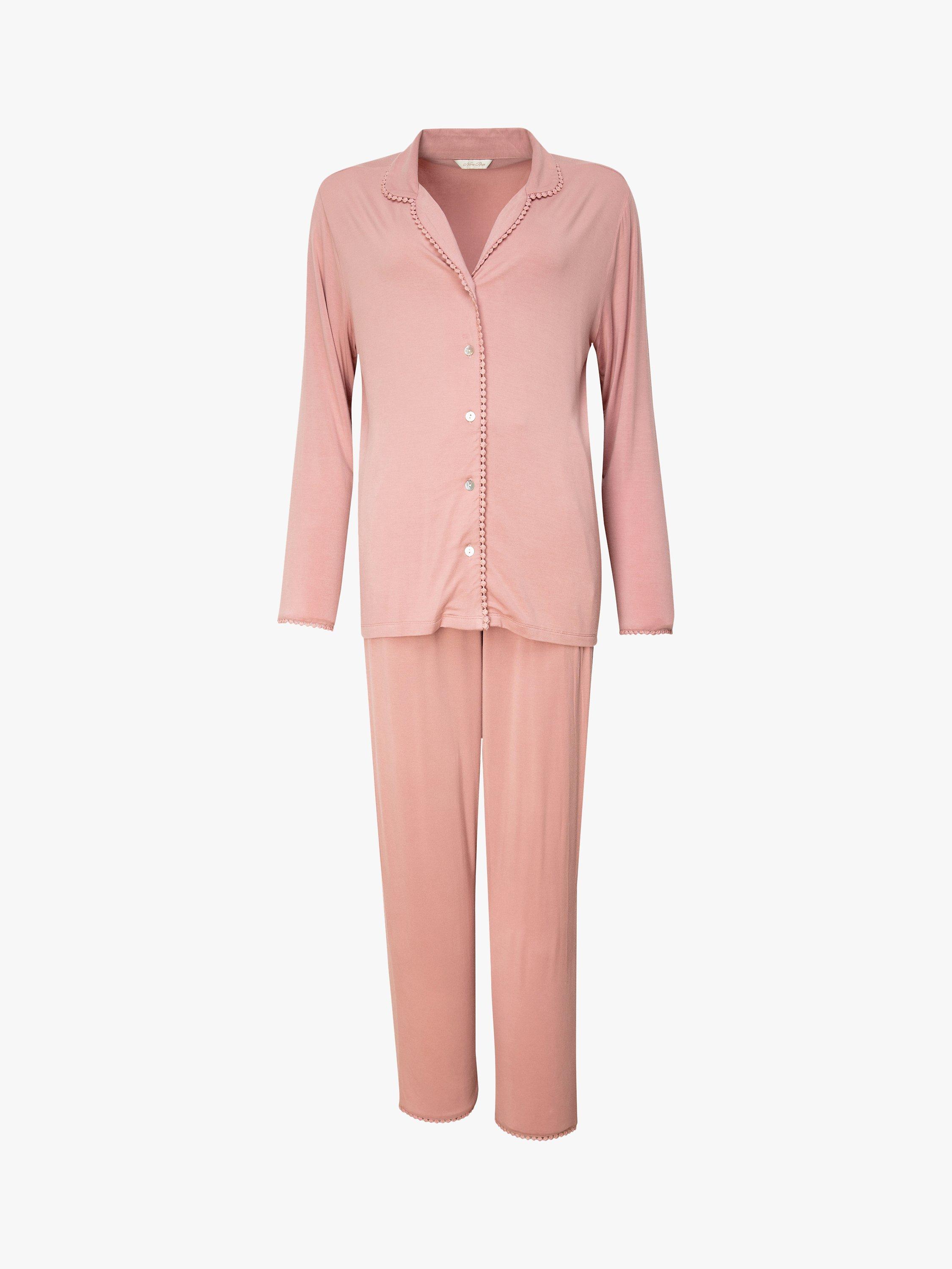 Product image 3 of 4, which shows Cyberjammies Audrey Jersey Pyjama Set, Rose, 8