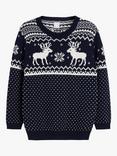 The Little Tailor Baby & Kids' Christmas Fairisle Jumper