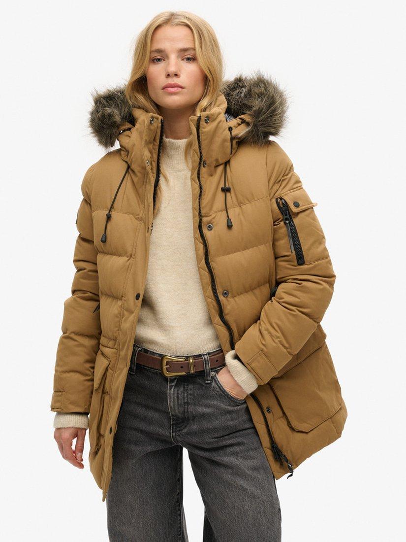 Superdry Microfiber Expedition Parka Coat