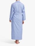 Herringbone Brushed Cotton Dressing Gown