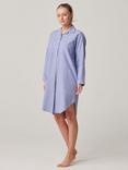 British Boxers Herringbone Brushed Cotton Nightshirt