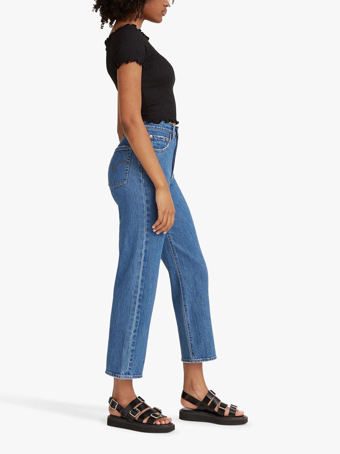 Ribcage cropped flare women's jeans fashion