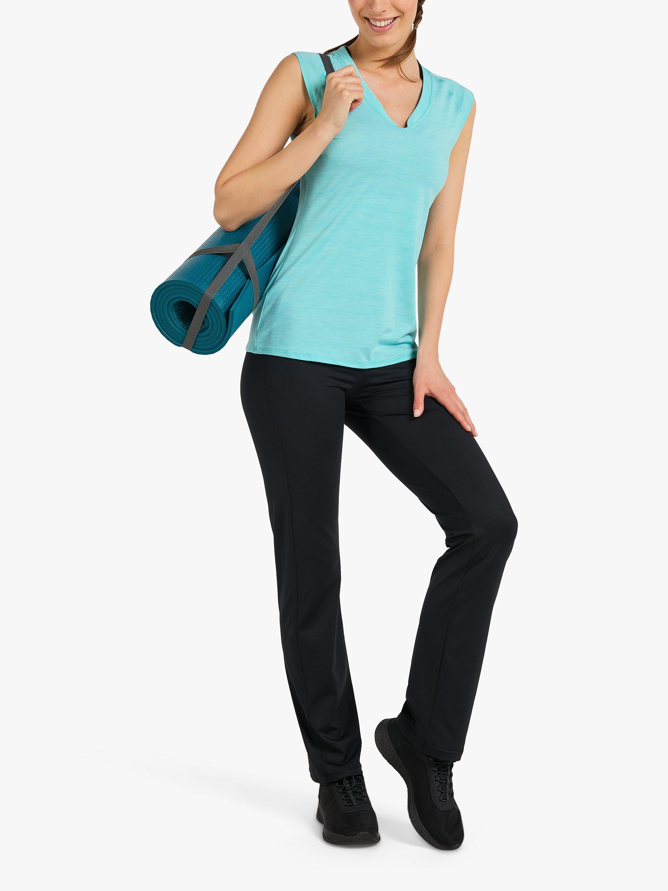 Product image 2 of 5, which shows Venice Beach Jazzy Yoga Joggers, Black, XS