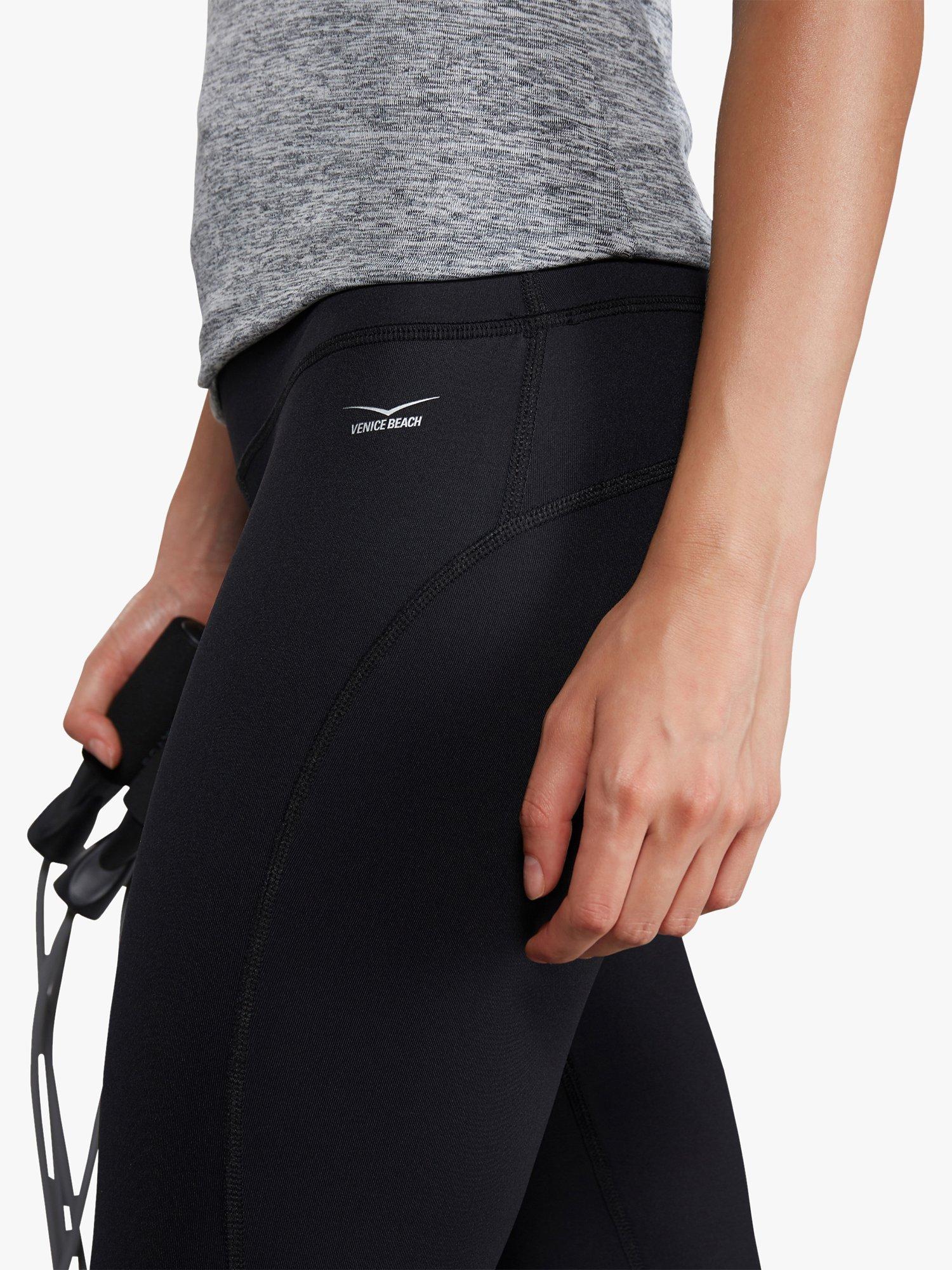 Product image 4 of 4, which shows Venice Beach Nomina 3/4 Leggings, Black, XS