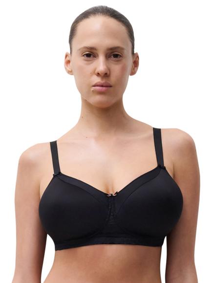Chantelle Absolute Comfort Memory Foam Non Wired Bra, Black