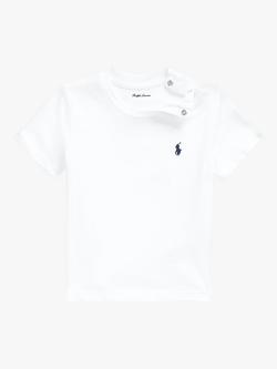 Polo Ralph Lauren Baby Logo Top, White, White