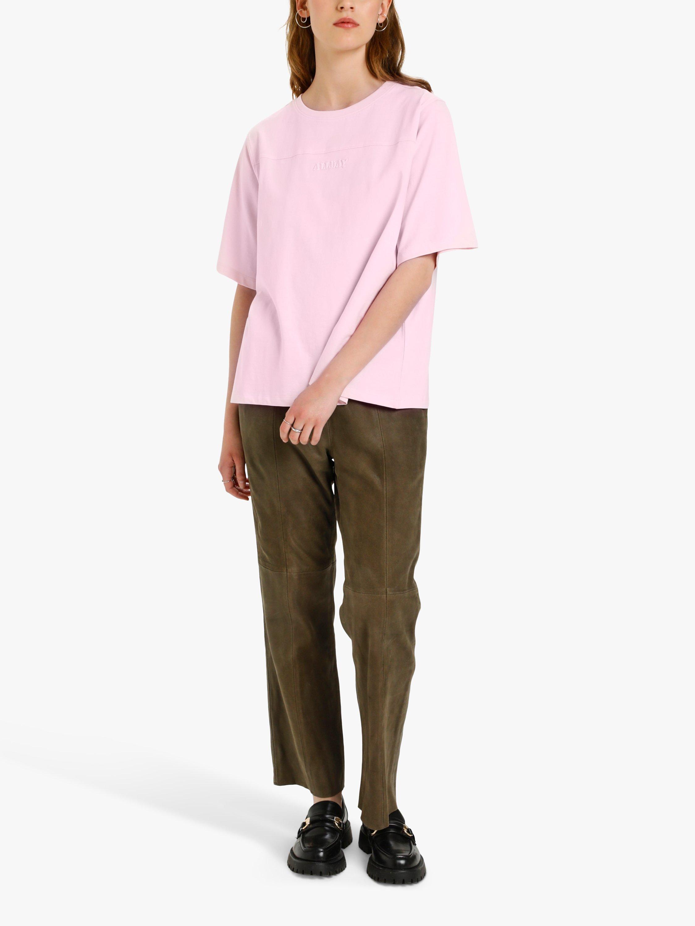 KAREN BY SIMONSEN All Day Slogan T-Shirt, Cradle Pink