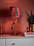 John Lewis + Matthew Williamson Peacock Tapered Lampshade, Red, Red