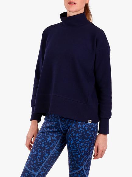 Zozimus Luxe Ribbed Sweatshirt, Dark Navy
