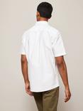 John Lewis Regular Fit Short Sleeve Shirt, White