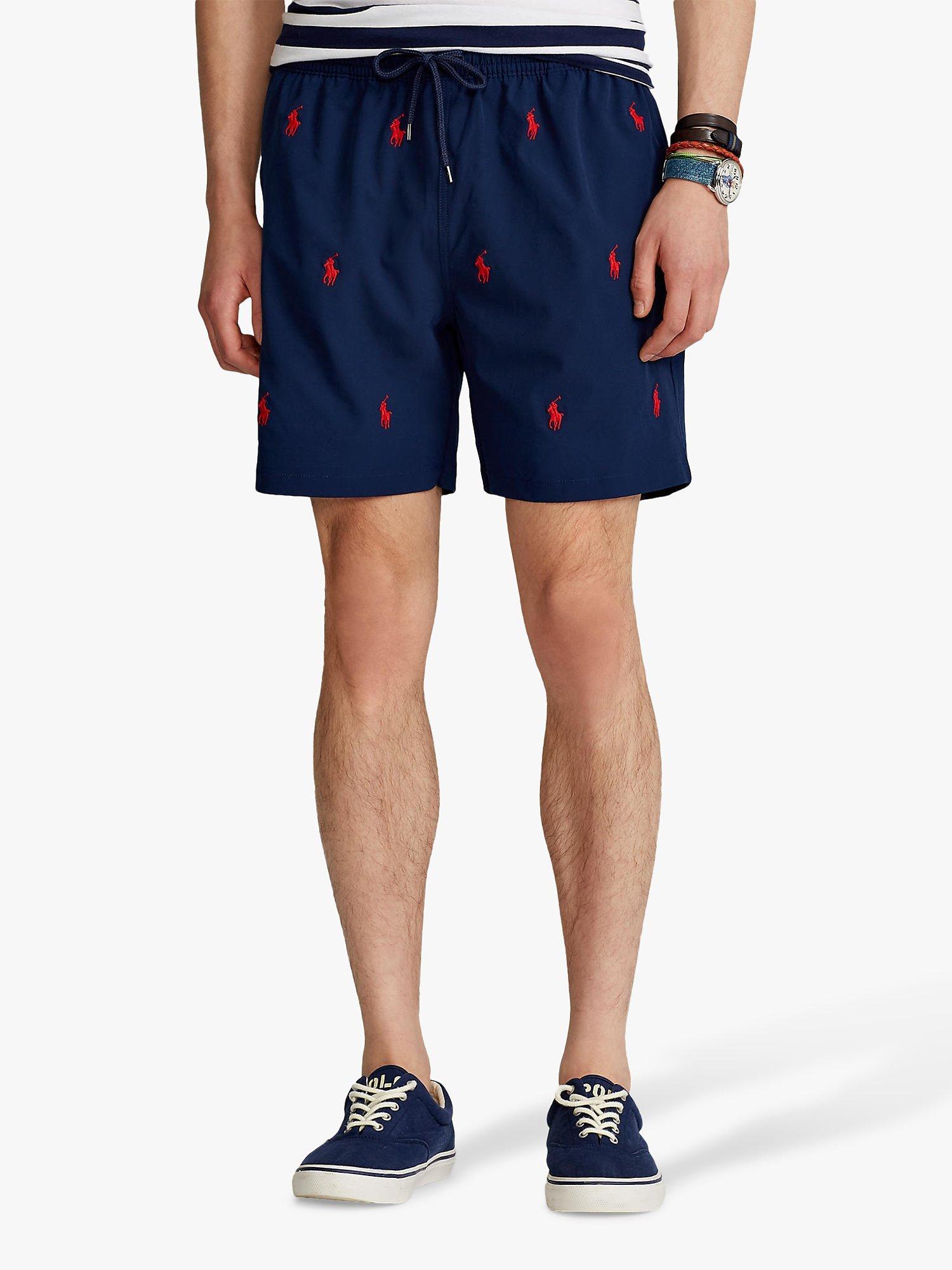 Polo Ralph Lauren Pony Print Swim Shorts Newport Navy