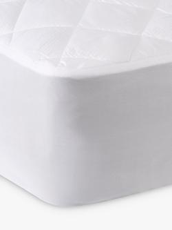 The Fine Bedding Company Breathe Hypoallergenic Mattress Protector, White