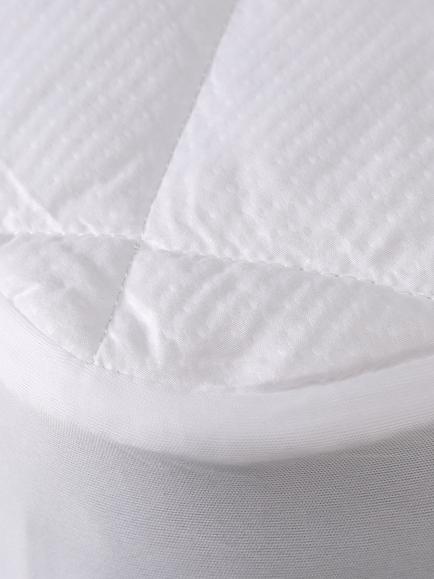 The Fine Bedding Company Breathe Hypoallergenic Mattress Protector - view 2, White