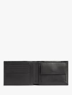 Calvin Klein Warmth Bi-Fold Leather Wallet, Black - view 2, Ck Black