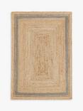 John Lewis Jute Border Rug, L180 x W120 cm