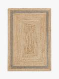 John Lewis Jute Border Rug, L240 x W170 cm