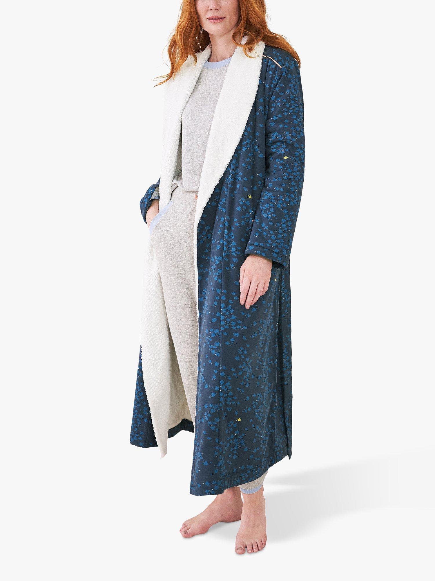 White Stuff Ava Lined Robe, Navy