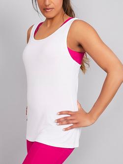 Natal Active Plain Nursing Tank Top, White, White