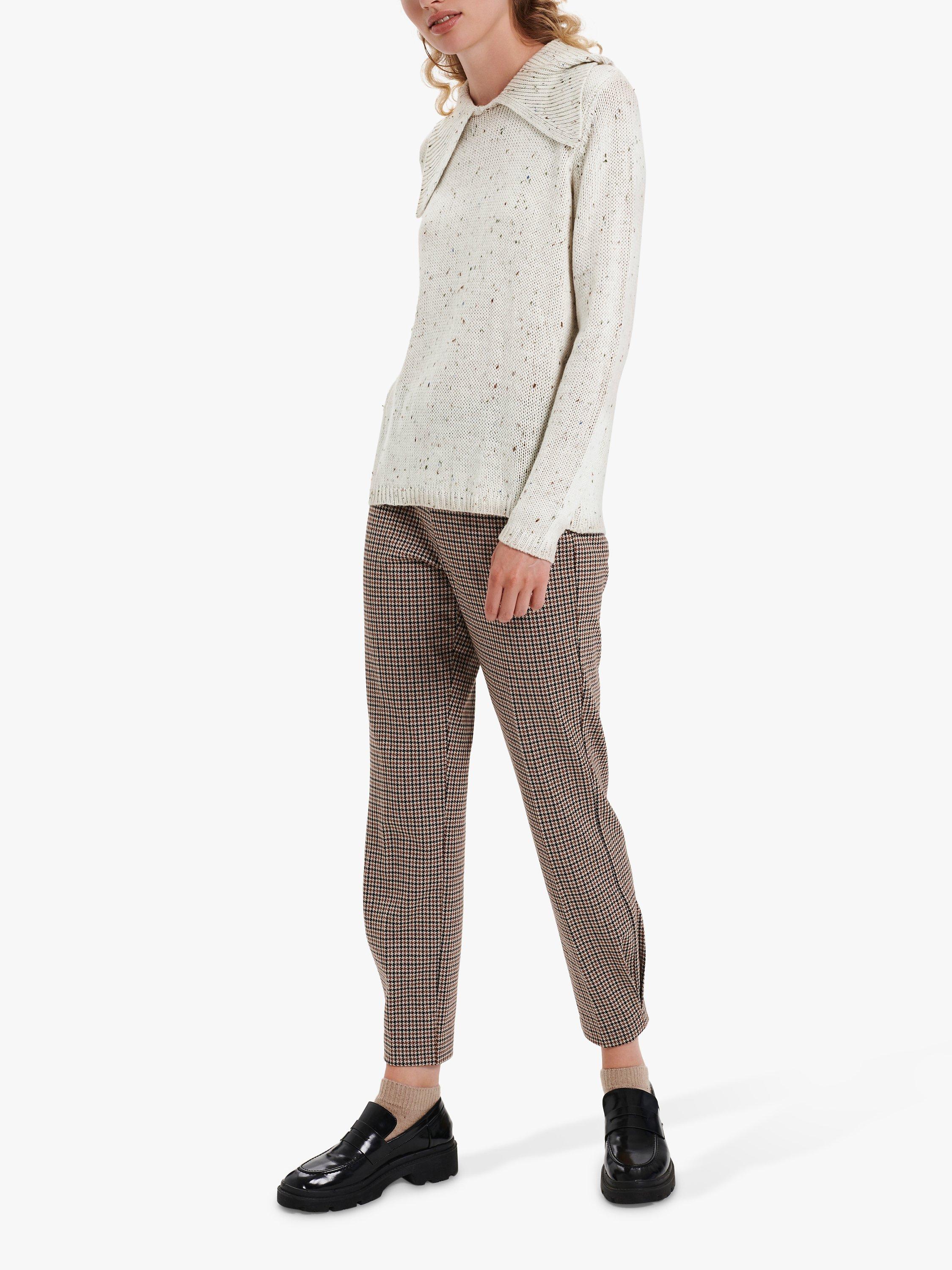 Saint Tropez Jace Collar Jumper, Ice